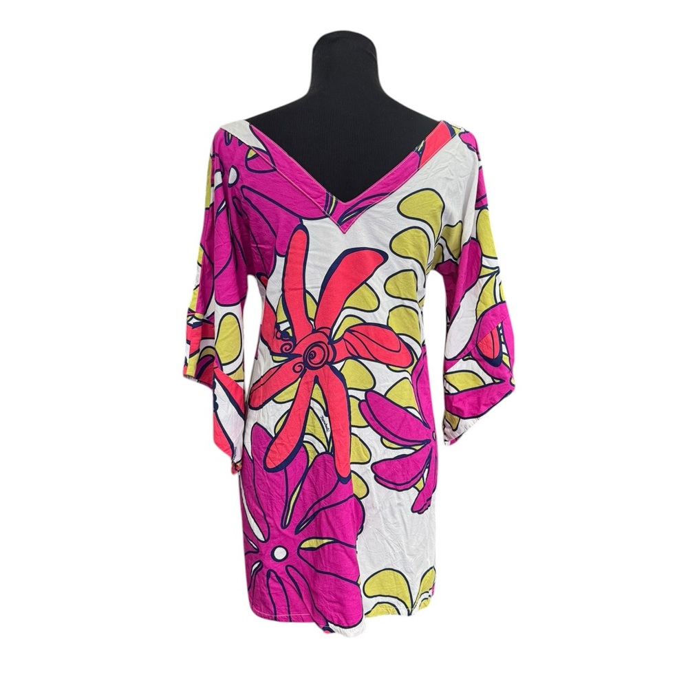 🌺 Vintage Manuheali‘i XS Dress – Bold Hawaiian Floral 🌺 - Picture 2 of 12
